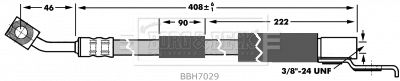 BORG & BECK Тормозной шланг BBH7029